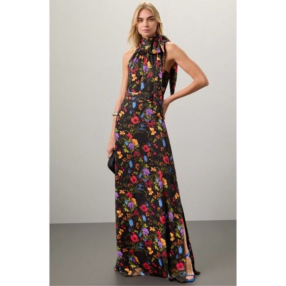 Sachin & Babi Black Kayla Gown 💚 - Picture 1 of 17